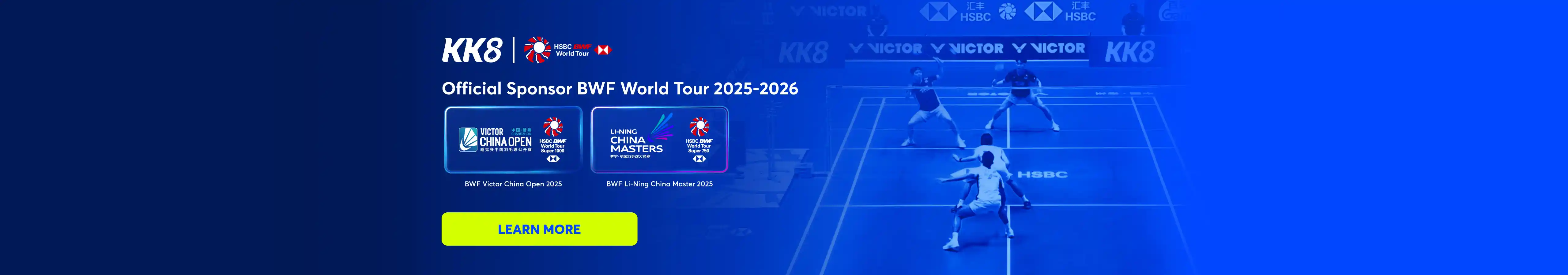 KK8 BWF official sponsor