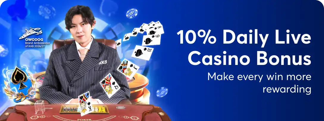 10% Daily Live Casino Bonus